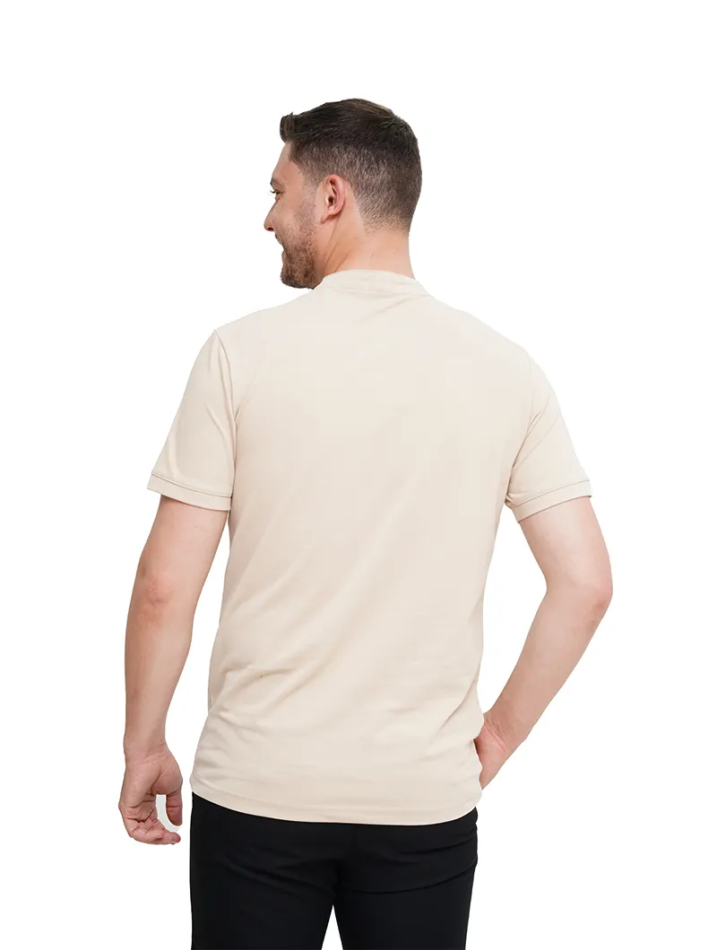 Polo en piqué de coton